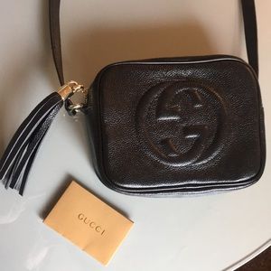 Gucci large crossbody leather bag